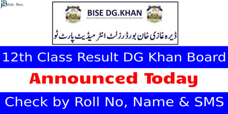 2nd Year Result 2022 DG Khan Board