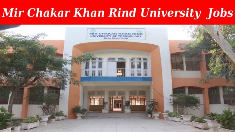 Mir Chakar Khan Rind University Jobs