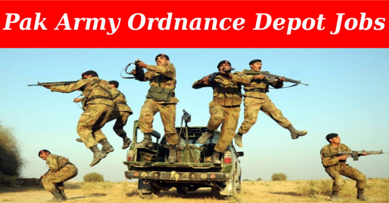 Pakistan Army Ordnance Depot Gujranwala Cantt Jobs 2023