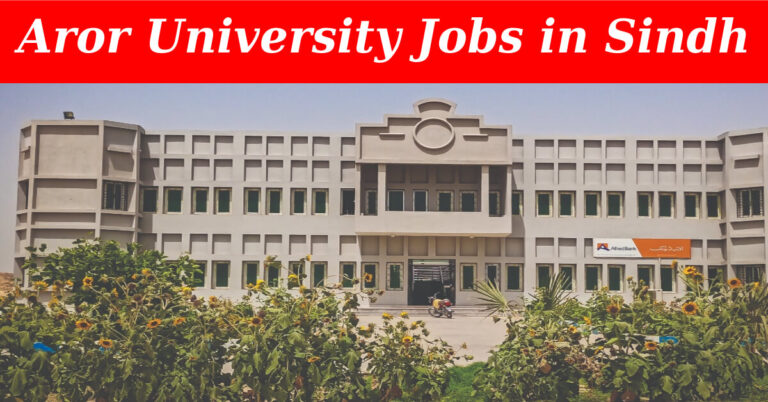 Aror University Sindh Jobs