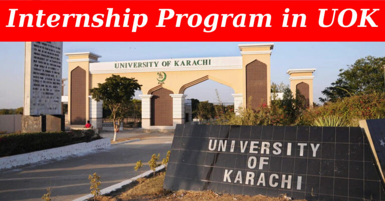 ICCBS University of Karachi Summer Internship Program 2023