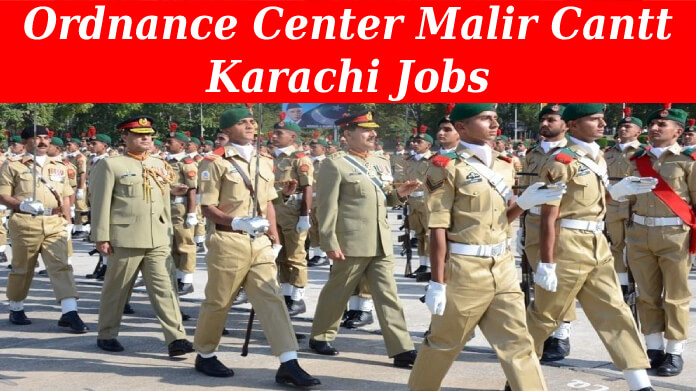 Pak Army Ordnance Center Malir Cantt Karachi Jobs