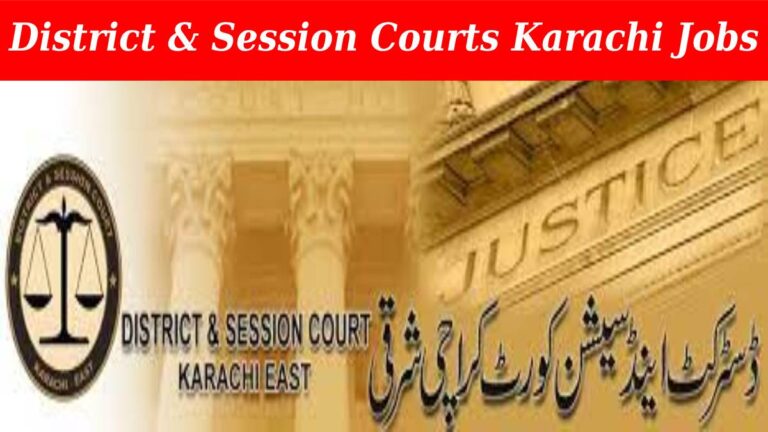District and Session Courts Karachi Jobs