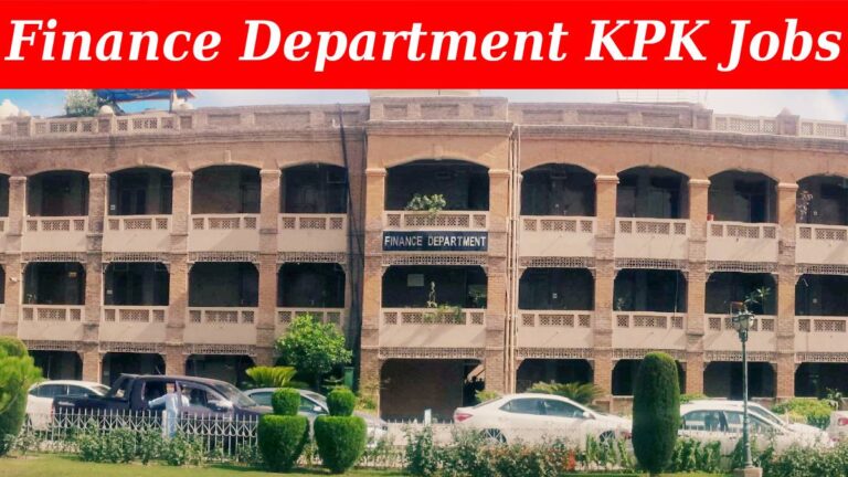 Finance Department KPK Jobs