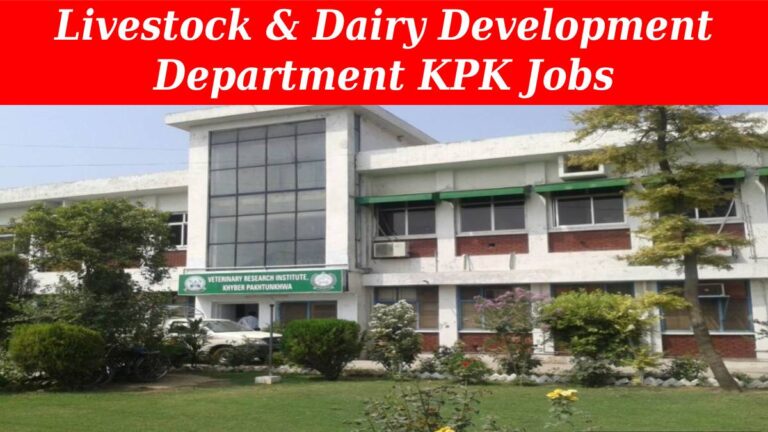 Livestock and Dairy Development Department KPK Jobs
