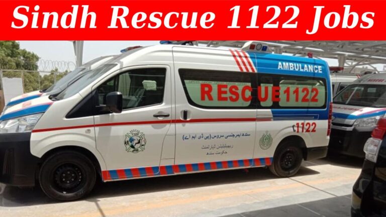 Sindh Rescue 1122 Jobs