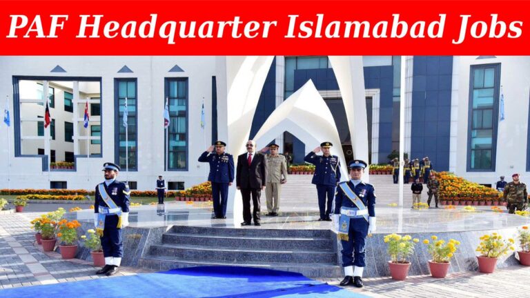 PAF Headquarter Islamabad Jobs
