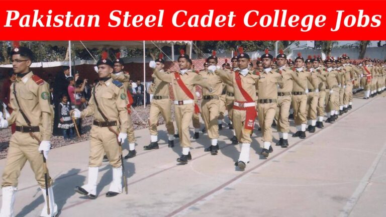 Pakistan Steel Cadet College Karachi Jobs
