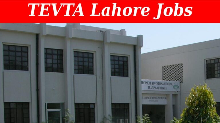 TEVTA Lahore Jobs