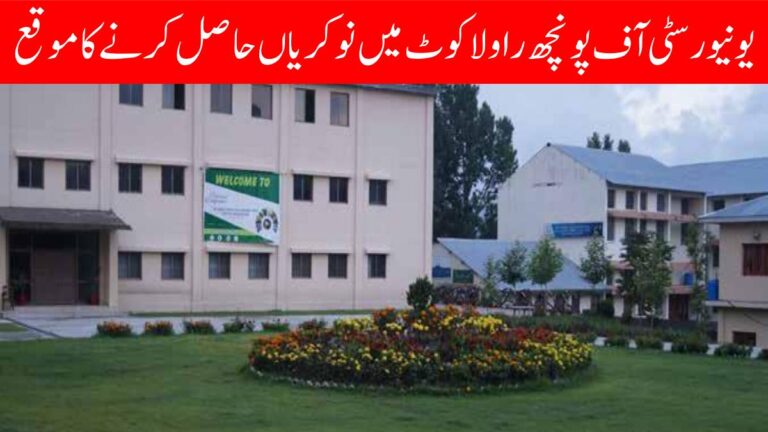 University of Poonch Rawalakot Jobs