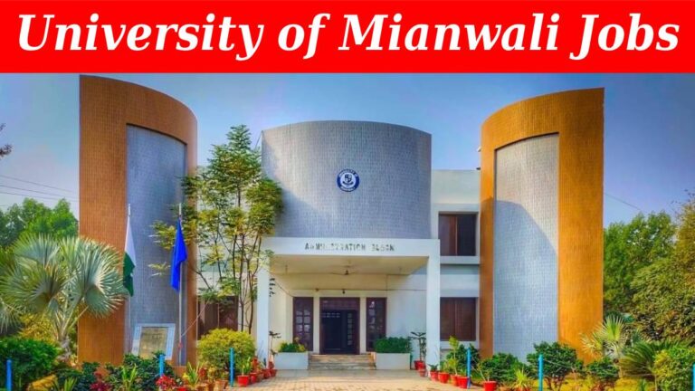 University of Mianwali Jobs