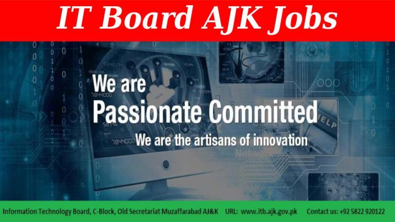 Information Technology IT Board AJK Jobs 2024 (64+ Seats)